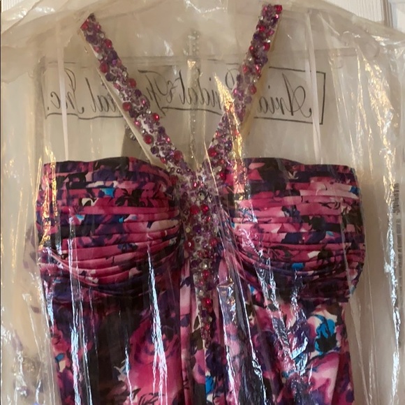 WORN ONCE floral prom dress size XS - Picture 1 of 6